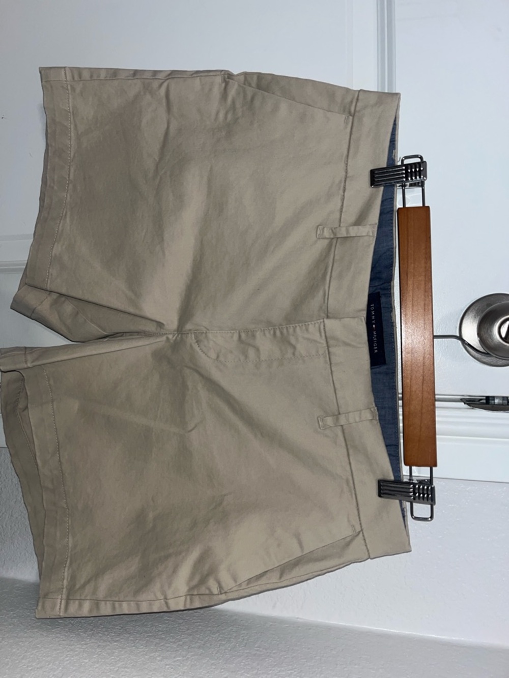 Tommy Hilfiger Khaki Cotton Chino Shorts
